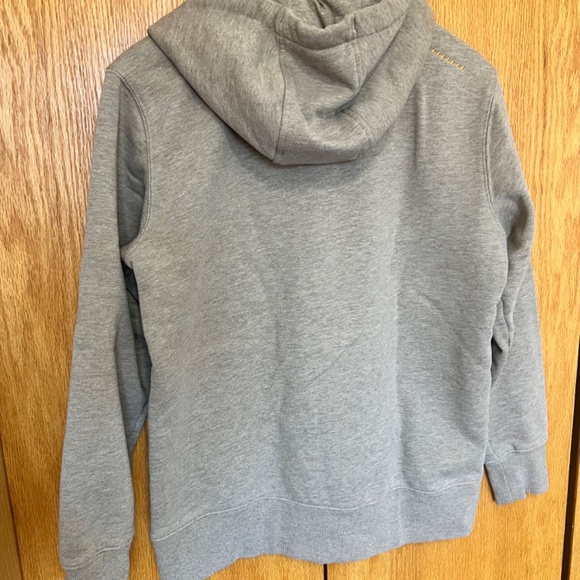 Ariat Rebar Woman’s 1/4 zip Sweatshirt- Oatmeal - Picture 3 of 5